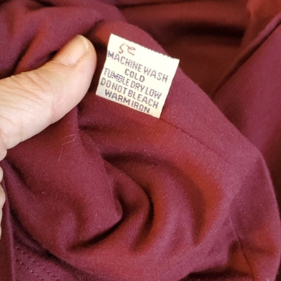 Synergy Organic Clothing Women's Caitlin Dress Small in Mahogany-Burgundy-Wine - Picture 6 of 13